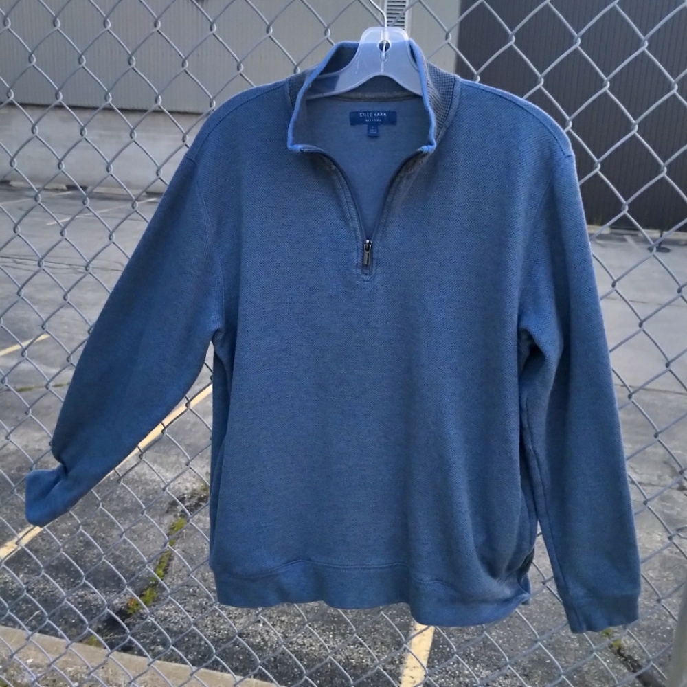 Cole Haan half zip sweater